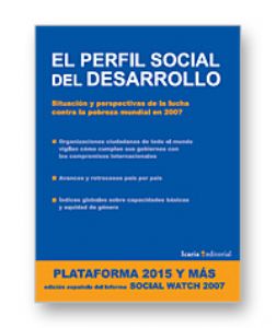 Anuario 2007 - "EL PERFIL SOCIAL DEL DESARROLLO"