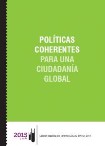 Anuario 2011. POLÍTICAS COHERENTES PARA UNA CIUDADANÍA GLOBAL